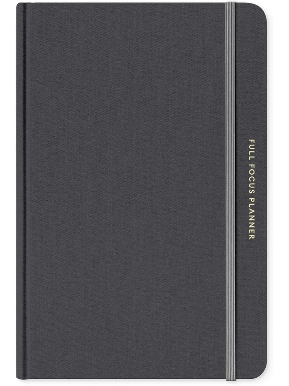 Gray Linen Daily Planner - Boost Focus, Reduce Overwhelm & Achieve Goals